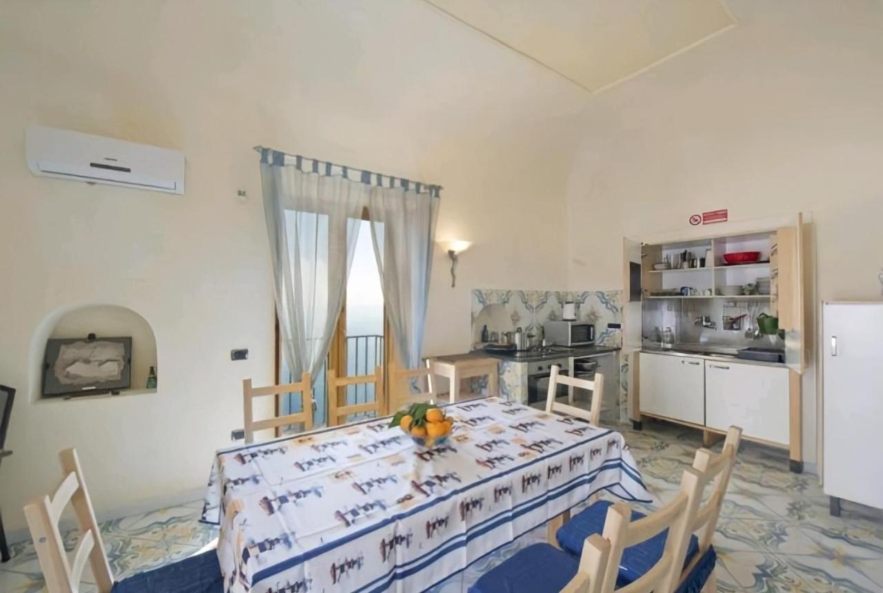 Terrazza Di Rosa - Sea View Villa Praiano Bagian luar foto